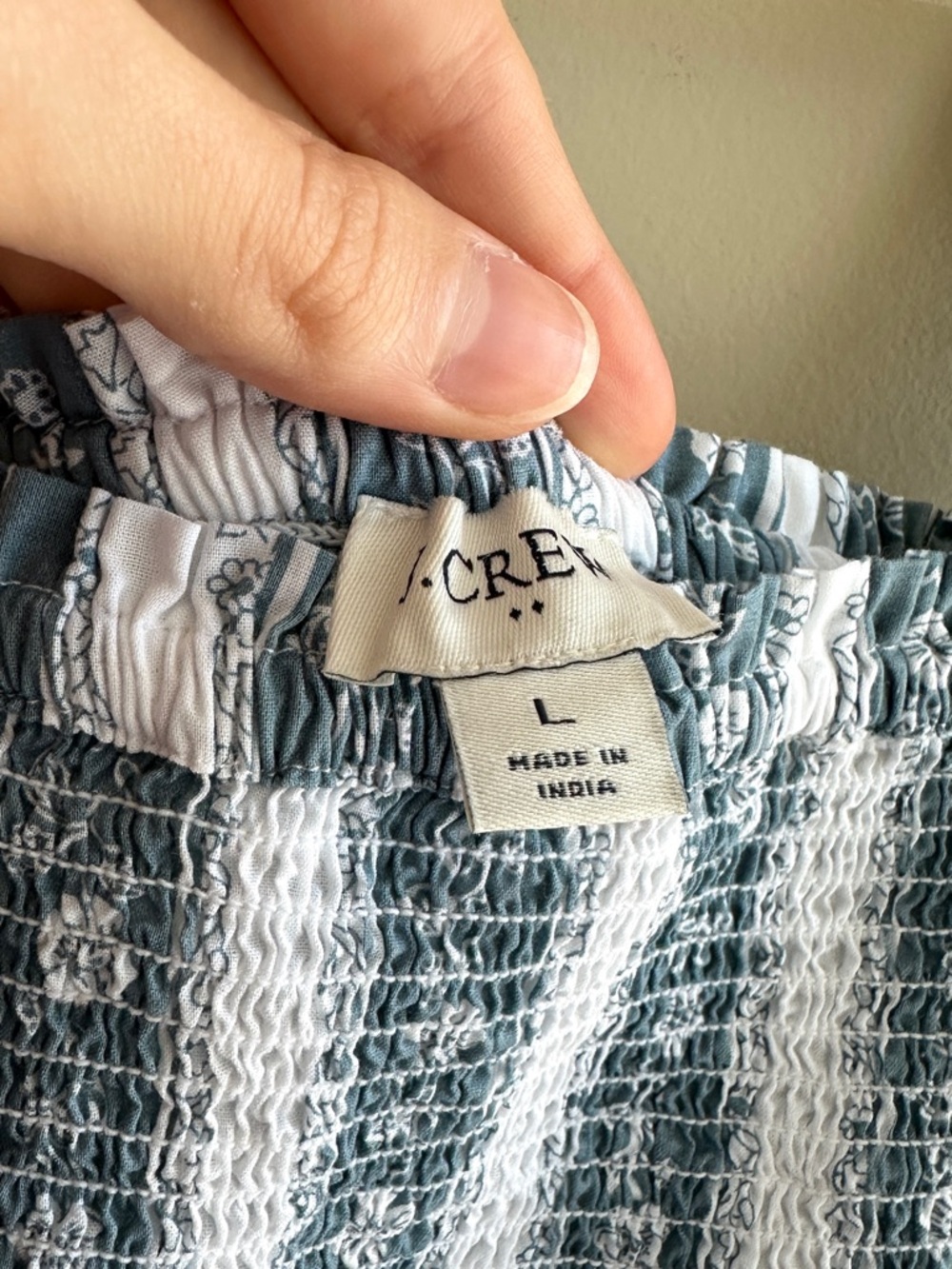 J. Crew Blue and White Striped Midi Dress - Picture 12 of 16